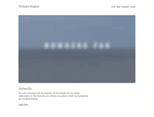 Tablet Screenshot of nicholas-hughes.net